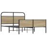 Sonoma Oak Bed Frame 120x200 cm - Elegant Design | HipoMarket