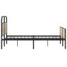 Sonoma Oak Bed Frame 120x200 cm - Elegant Design | HipoMarket