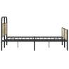 Elegant 140x190 cm Bed Frame - Sonoma Oak Engineered Wood