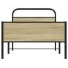 Sonoma Oak Bed Frame 100x190 cm - Sturdy & Elegant Design