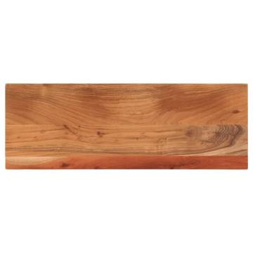 Table Top 80x40 cm - Rectangular Solid Wood Acacia