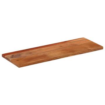 Table Top 80x40 cm - Rectangular Solid Wood Acacia