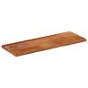 Table Top 80x40 cm - Rectangular Solid Wood Acacia