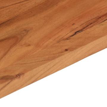 Table Top 80x40 cm - Rectangular Solid Wood Acacia