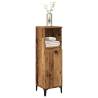 Elegant Old Wood Bathroom Cabinet - 30x30x100 cm