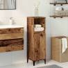 Elegant Old Wood Bathroom Cabinet - 30x30x100 cm