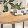  Table Top 120x60x4 cm Solid Wood Oak Oval Colour natural Size 120 x 60 x 4 cm Quantity in Package 1 