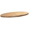 Table Top 120x60cm Solid Wood Oak Oval - Durable & Elegant