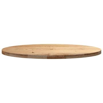 Table Top 120x60cm Solid Wood Oak Oval - Durable & Elegant