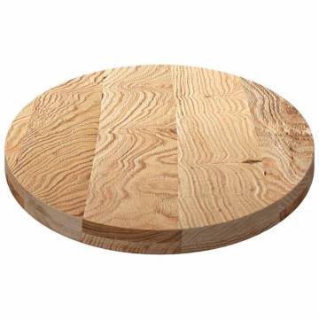 Table Top 120x60cm Solid Wood Oak Oval - Durable & Elegant