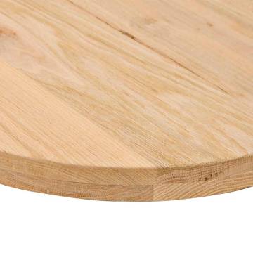 Table Top 120x60cm Solid Wood Oak Oval - Durable & Elegant