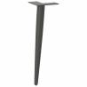 Coffee Table Legs - Conical Shape, Anthracite, 42-43 cm, 4 pcs