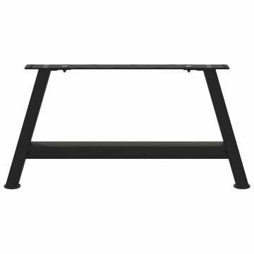 A-Shaped Coffee Table Legs - Durable Black Steel 70x(30-31) cm