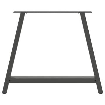 A-Shaped Coffee Table Legs - 2 pcs Anthracite Steel (100x72-73 cm)