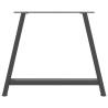 A-Shaped Coffee Table Legs - 2 pcs Anthracite Steel (100x72-73 cm)