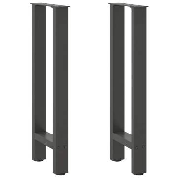 Coffee Table Legs Anthracite - Durable Steel Design | HipoMarket