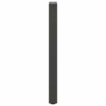 Coffee Table Legs Anthracite - Durable Steel Design | HipoMarket