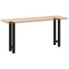 Coffee Table Legs Black - 38x(72-73) cm Steel (2 pcs)