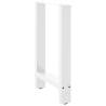 White Coffee Table Legs - 60x(72-73) cm Steel - 2 pcs