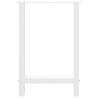 White Coffee Table Legs - 60x(72-73) cm Steel - 2 pcs