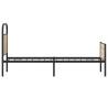 Elegant Sonoma Oak Bed Frame 75x190 cm - Sturdy & Stylish