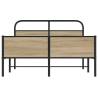 Sonoma Oak Bed Frame 120x190 cm - Elegant Design & Sturdy Build