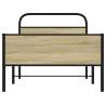 Sonoma Oak Bed Frame 90x190 cm | Durable & Elegant Design