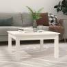  Coffee Table White 55x55x30 cm Solid Wood Pine Colour white Size 55 x 55 x 30 cm Quantity in Package 1 