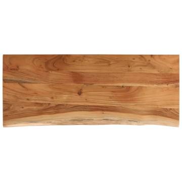 Acacia Live Edge Table Top - 100x40 cm | HipoMarket UK