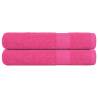  Towels 2 pcs Pink 100x200 cm 360 gsm 100% Cotton Colour pink Size 100 x 200 cm Quantity in Package 2 