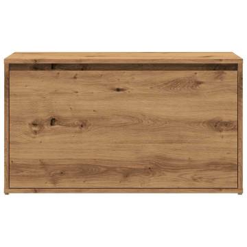 Hall Bench 80x40x45 cm - Artisan Oak Engineered Wood