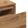 Hall Bench 80x40x45 cm - Artisan Oak Engineered Wood