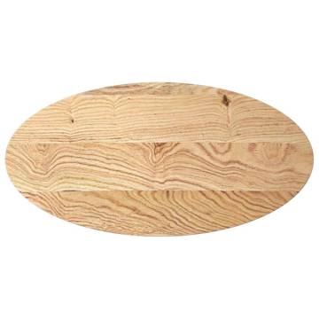 Table Top 100x50 cm Solid Oak Oval - Durable & Versatile