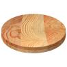 Light Brown Solid Oak Oval Table Top 100x50 cm - HipoMarket