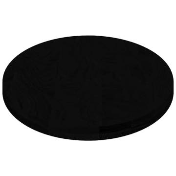 Table Top Dark Brown Oval 120x60 cm - Solid Oak Wood