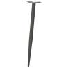 Stylish Coffee Table Legs - Conical Shape Anthracite Steel