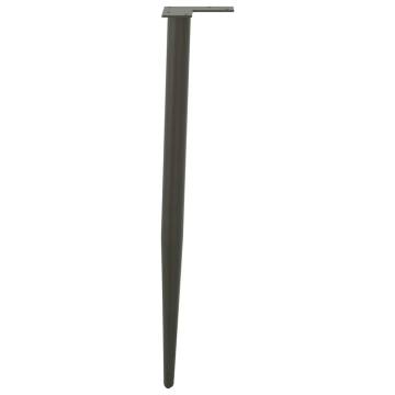 Stylish Coffee Table Legs - Conical Shape Anthracite Steel