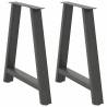  Coffee Table Legs A-Shaped 2 pcs Anthracite 70x(72-73) cm Steel Colour anthracite Size 70 x (72-73) cm Quantity in Package 1 Number of 