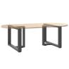 T-Shaped Coffee Table Legs 2 pcs Anthracite | Durable Steel