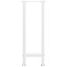 White Coffee Table Legs - 28x(72-73) cm Steel - Set of 2