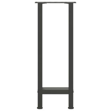 Coffee Table Legs Anthracite - Durable Steel Design | HipoMarket