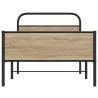 Sonoma Oak Bed Frame 90x200 cm - Sturdy & Stylish Design