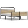 Bed Frame 135x190 cm in Sonoma Oak | Hipo Market UK