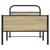 Sonoma Oak Bed Frame 75x190 cm - No Mattress Included - HipoMarket