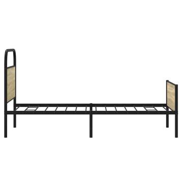 Sonoma Oak Bed Frame 75x190 cm - No Mattress Included - HipoMarket