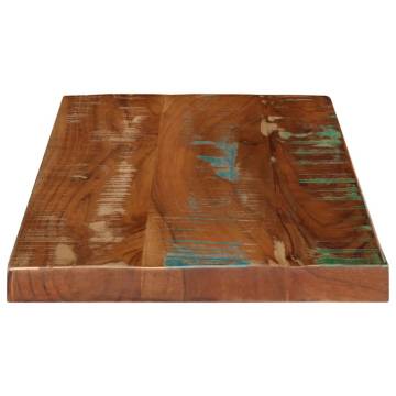 Table Top 50x30 cm | Reclaimed Solid Wood - Rustic Charm