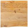  Table Top Live Edge 60x60x2.5 cm Solid Wood Mango Colour natural Size 60 x 60 x 2.5 cm Quantity in Package 1 Material solid mango wood 