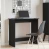 Black Desk 84x40x75 cm - Engineered Wood | Hipomarket