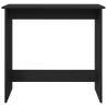 Black Desk 84x40x75 cm - Engineered Wood | Hipomarket