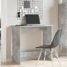 Concrete Grey Desk 84x40x75 cm - Stylish Engineered Wood